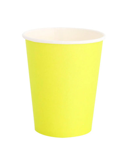 OH HAPPY DAY CHARTREUSE PAPER CUPS