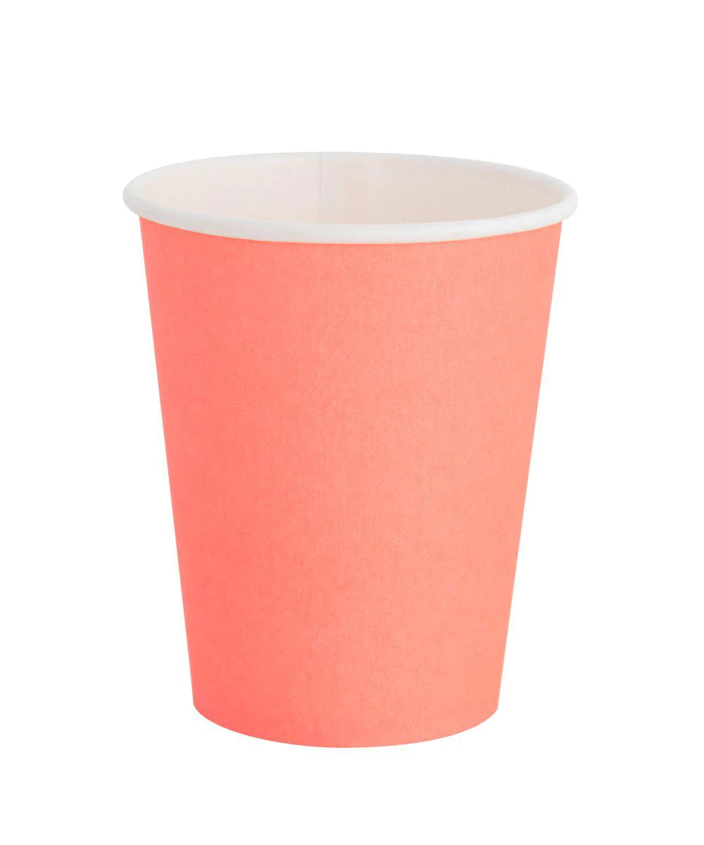 OH HAPPY DAY PRETTY IN PINK PAPER CUPS