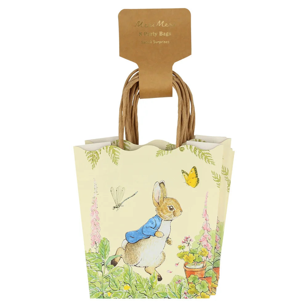 peter rabbit in the garden party bags by meri meri