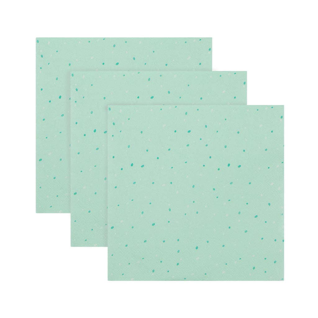 aqua paper napkin