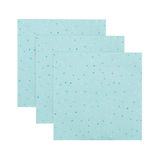 SPRINKLED BLUE PARTY NAPKINS