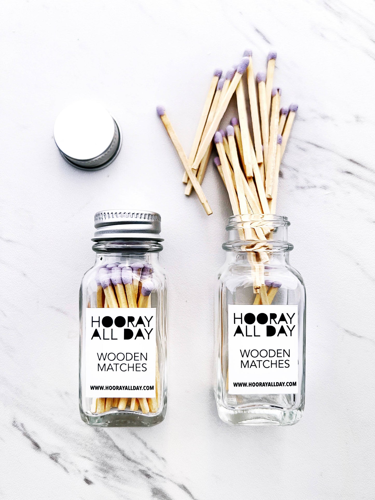 LAVENDER WOODEN MATCHES