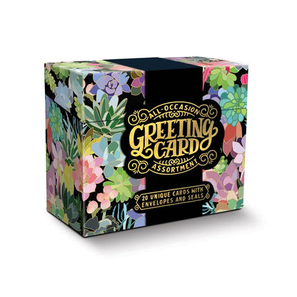 SUCCULENT PARADISE ALL-OCCASION GREETING CARD ASSORTMENT PACK