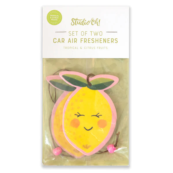 lemon air freshener packaging