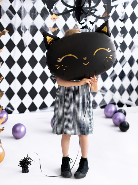 black cat balloon