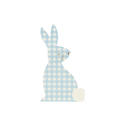 gingham bunny napkins by meri meri 
