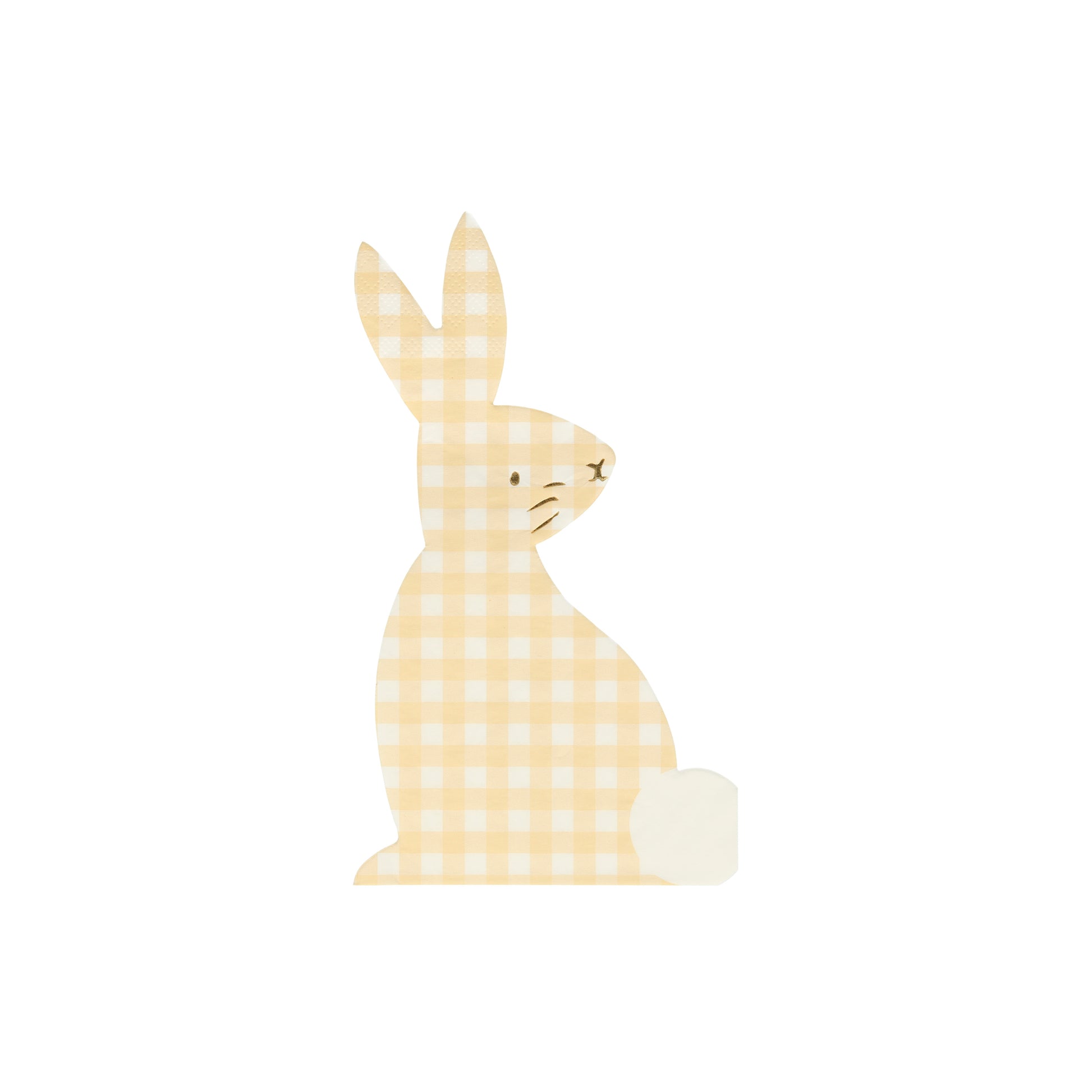 gingham bunny napkins by meri meri 