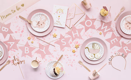 pink baby shower inspo and decor