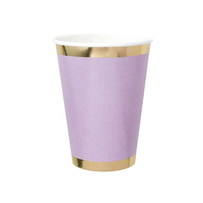 jollity & co posh lilac love you lots paper cups
