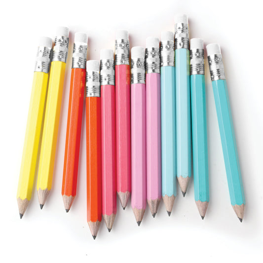 mini rainbow pencils by inklings paperie