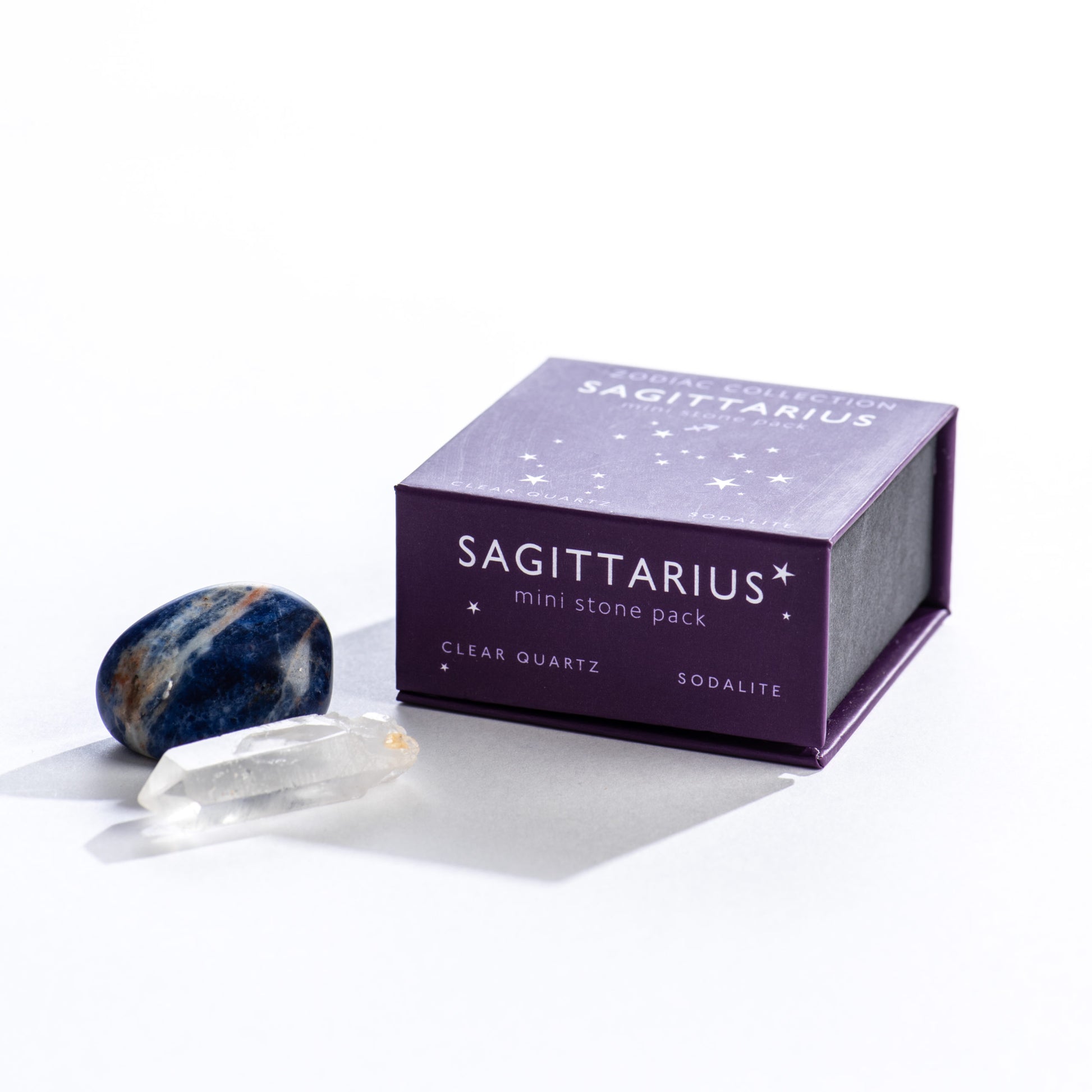 sagittarius zodiac stones in mini box