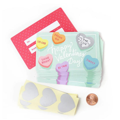 valentine's cards with scratch off stickers