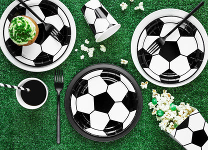 soccer ball paper plates