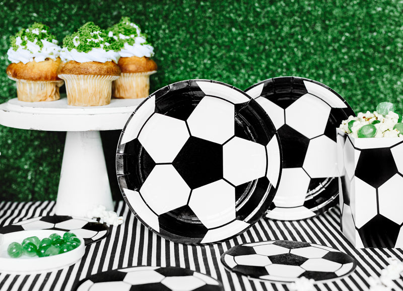 soccer ball paper plates