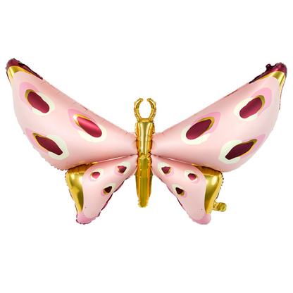spotted pink butterfly balloon