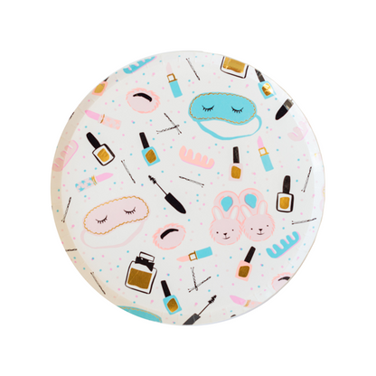 sweet dreams slumber party themed paper plates