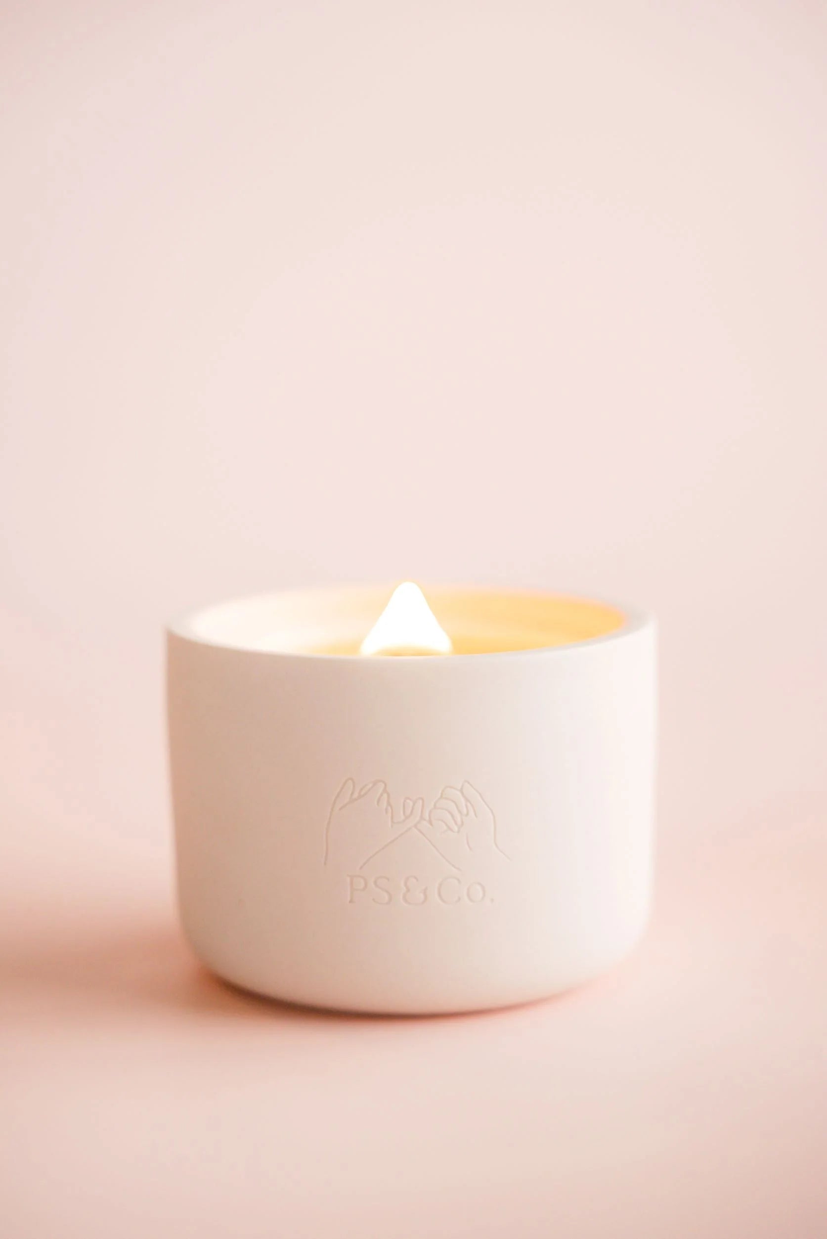 the romantic coconut soy wax candle