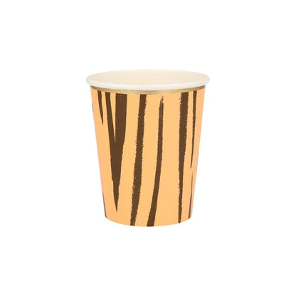 tiger print paper cup