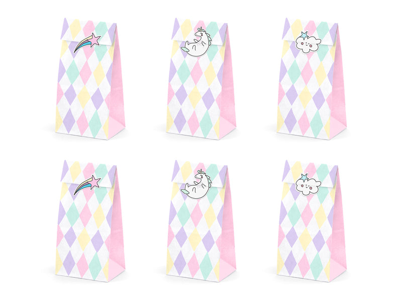 unicorn loot bags by party deco