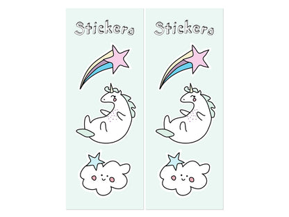 unicorn stickers for loot bags