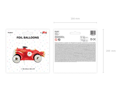 package of vintage car foil balloon