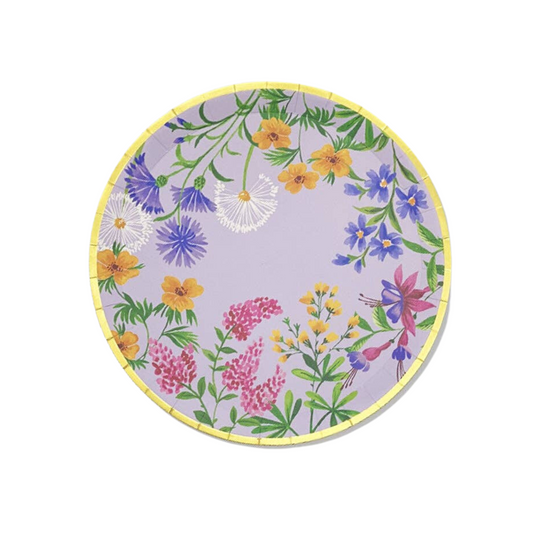 WILDFLOWER LARGE PAPER PLATES